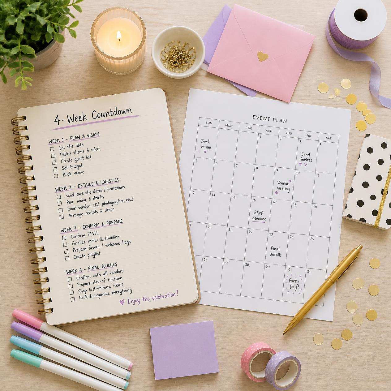 The Stress-Free Birthday Party Blueprint: A Timeline for Effortless Hosting